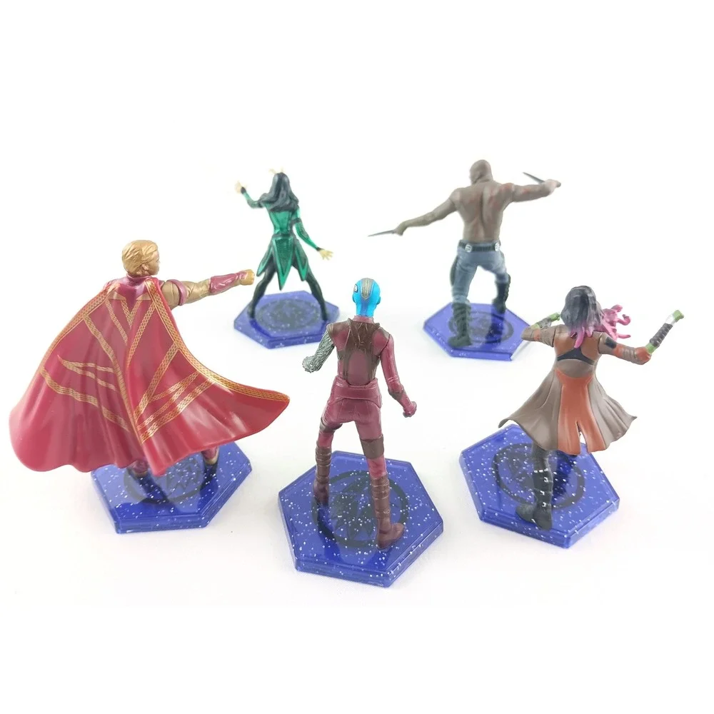 Marvel‎ Guardians of the Galaxy Action Figures Set of 5 with Bases